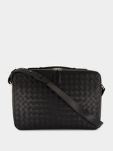 Bottega Veneta Black Getaway Slim Briefcase