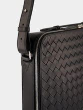Bottega Veneta Black Getaway Slim Briefcase