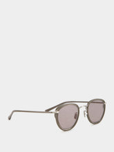 Eyevan 7285 Taupe 717E Round Sunglasses