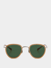 Eyevan 7285 Mandarine 787 Round Sunglasses