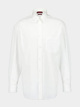 Gucci Cotton Poplin Shirt With Gucci Embroidery