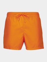 Gucci Bright Orange Technical Poplin Swim Shorts