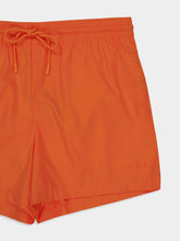 Gucci Bright Orange Technical Poplin Swim Shorts