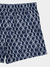 Gucci Maxi Gucci Print Navy Swim Shorts