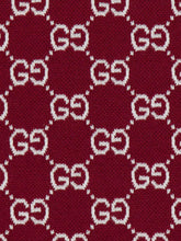 Gucci Rosso Ancora Red Polo GG Jacquard