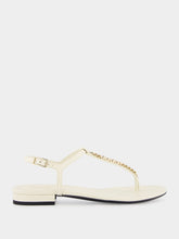 Gucci Signoria White Thong Sandals