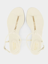 Gucci Signoria White Thong Sandals