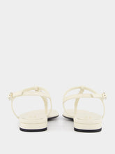 Gucci Signoria White Thong Sandals