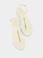 Gucci Signoria White Thong Sandals