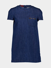 Gucci Denim Mini Dress with Horsebit