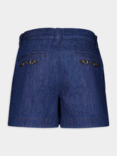 Gucci Low Waist Denim Mini Shorts with Horsebit