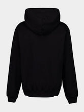 Gucci Black Embroidered Hooded Sweatshirt