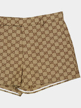 Gucci Camel and Ebony GG Canvas Shorts