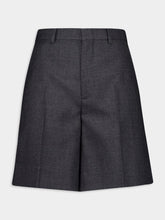 Gucci Dark Grey Tailored Wool Shorts
