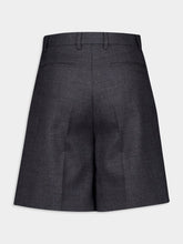 Gucci Dark Grey Tailored Wool Shorts
