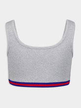 Gucci Grey Cotton Tank Top with Gucci Logo