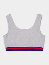 Gucci Grey Cotton Tank Top with Gucci Logo