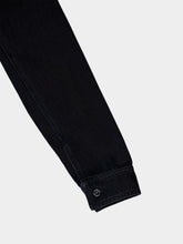 Gucci Dark Grey Denim shirt with Gucci embroidery