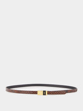 Saint Laurent Thin Python Anchor Belt