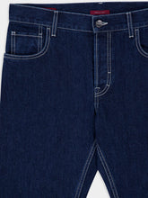 Gucci Dark Blue Lasered Tapered Denim Pants