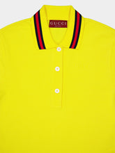 Gucci Yellow Piquet Polo Shirt