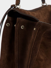 Balenciaga Light Espresso Rodeo Suede Medium Handbag