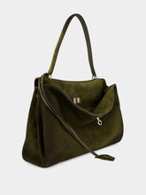 Balenciaga Khaki Rodeo Suede Medium Handbag