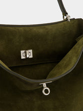 Balenciaga Khaki Rodeo Suede Medium Handbag