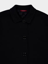 Gucci Reversible Black Silk Wool Coat