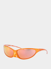 Balenciaga 4G Cat Orange Sunglasses