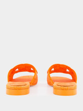 Gucci Interlocking G Orange Slide Sandal