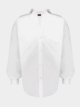 Balenciaga Asymmetric Oversize White Shirt