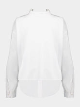 Balenciaga Asymmetric Oversize White Shirt