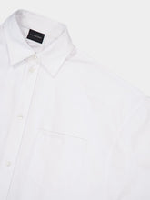 Balenciaga Asymmetric Oversize White Shirt