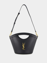 Saint Laurent Black Celia Mini Tote in Smooth Leather