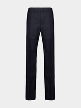 Gucci Blue Polyester GG Jacquard Pants