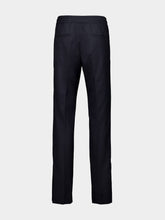 Gucci Blue Polyester GG Jacquard Pants