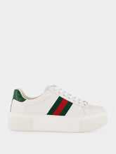 Gucci White Leather Ace Sneakers
