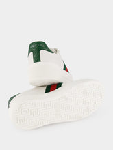 Gucci White Leather Ace Sneakers