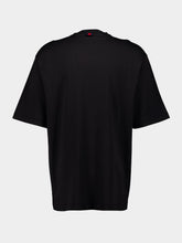 Gucci Black Cotton Jersey T-Shirt with Embroidery