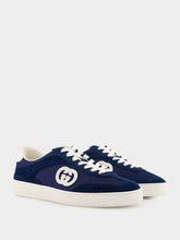 Gucci Blue Interlocking G Sneakers