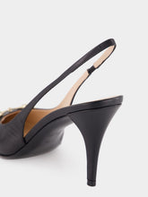 Gucci Black Leather Horsebit Pumps