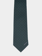Gucci Dark Green Horsebit Silk Tie
