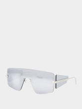 Alexander McQueen Silver Shield Sunglasses