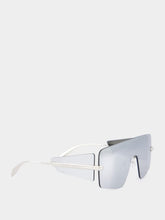 Alexander McQueen Silver Shield Sunglasses