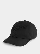 Black Baseball Hat with Embroidery