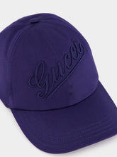 Gucci Dark Blue Cotton Baseball Hat