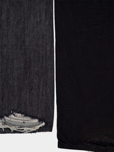 Balenciaga Fifty-Fifty Black Denim Pants