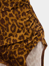 Zimmermann Mahon Leopard Bamboo Link Swimsuit