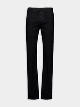 McQueen Logo Patch Straight Jeans